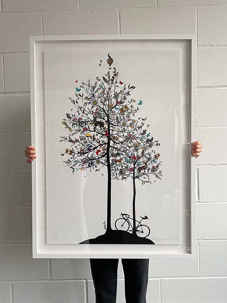Original Tree Printmaking by Kristjana S Williams
