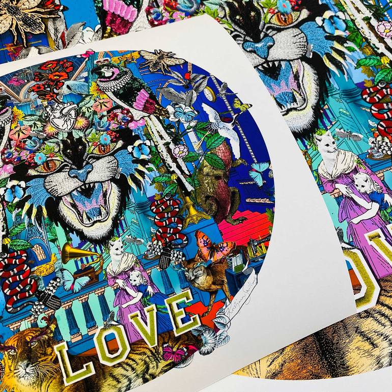 Original Modernism Abstract Printmaking by Kristjana S Williams