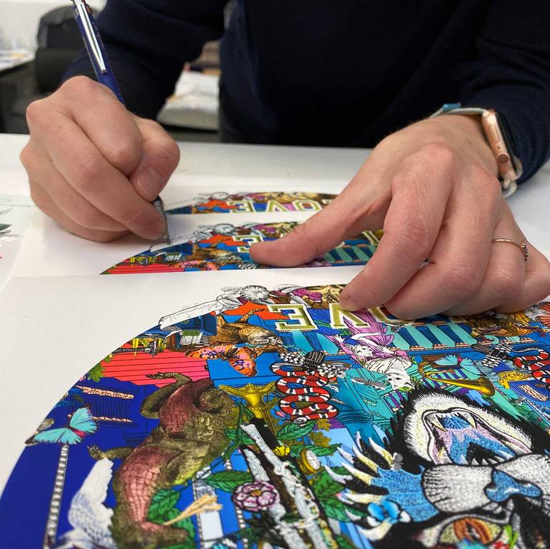 Original Modernism Abstract Printmaking by Kristjana S Williams