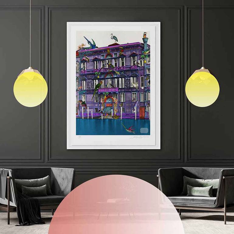 Original Fine Art Architecture Printmaking by Kristjana S Williams