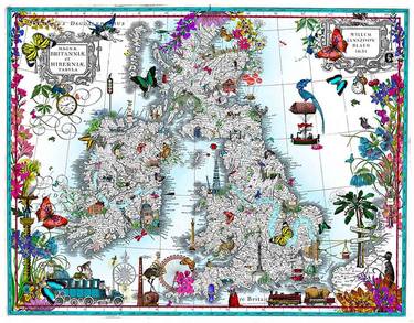 TAERA BRETLAND - BLAEU BRITISH ISLES - ART PRINT - S - Limited Edition of 275 thumb