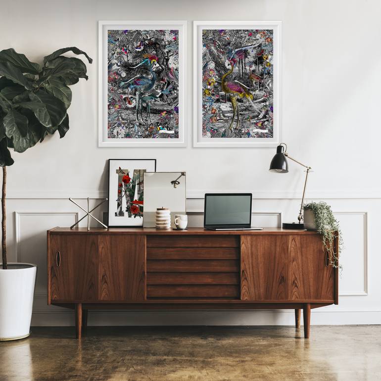 Original Fine Art Animal Printmaking by Kristjana S Williams