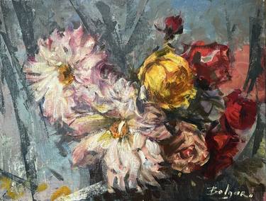 Original Realism Floral Paintings by Olga Bolgar