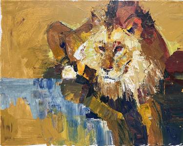 Original Abstract Animal Paintings by Olga Bolgar