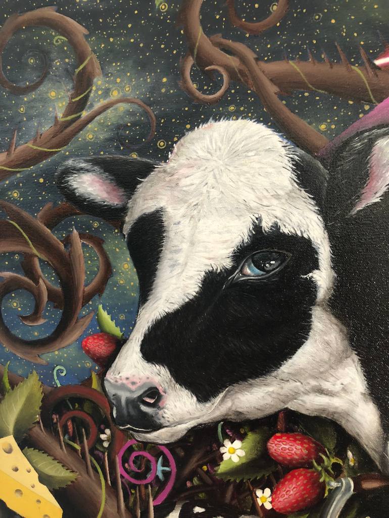 Original Conceptual Animal Painting by Eric Hudgins