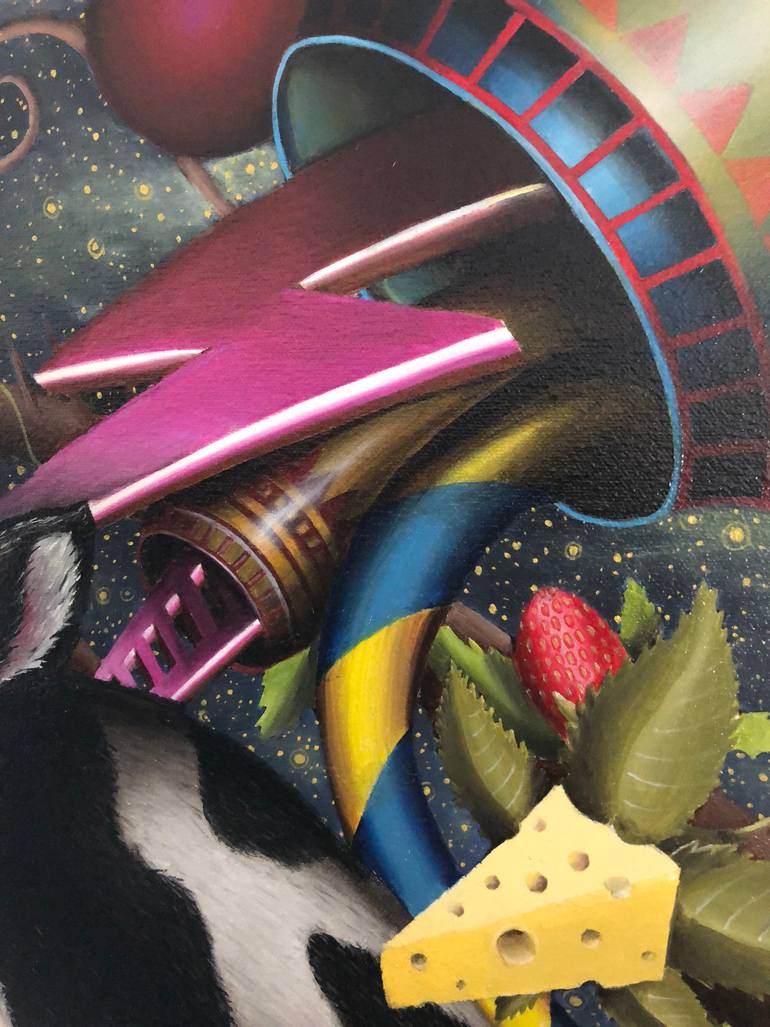 Original Conceptual Animal Painting by Eric Hudgins