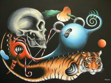 Original Conceptual Mortality Paintings by Eric Hudgins