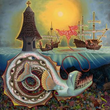 Original Conceptual Seascape Paintings by Eric Hudgins