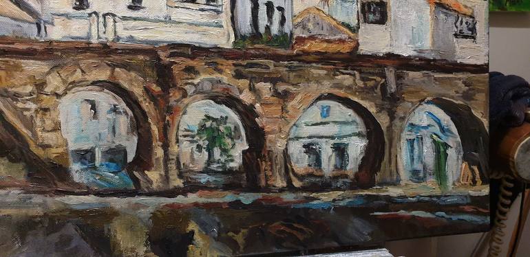 Original Figurative Cities Painting by Fuensanta Ruiz Urien