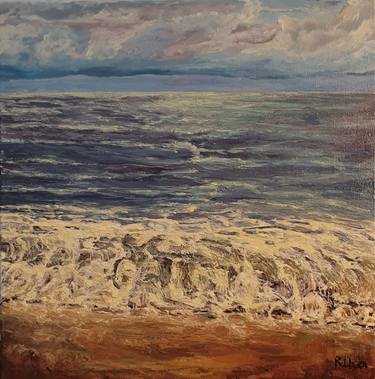 Print of Expressionism Seascape Paintings by Fuensanta Ruiz Urien