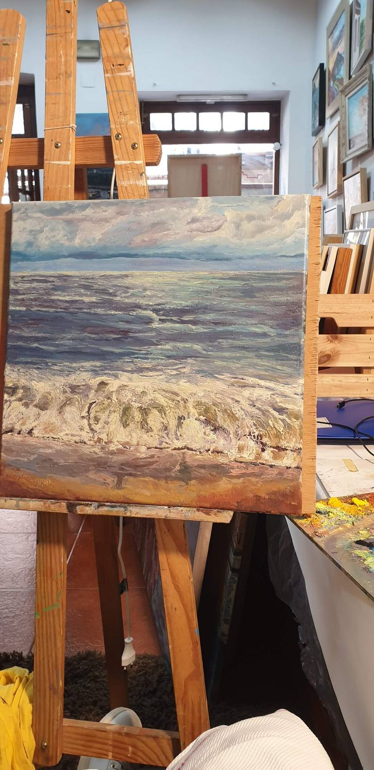 Original Seascape Painting by Fuensanta Ruiz Urien