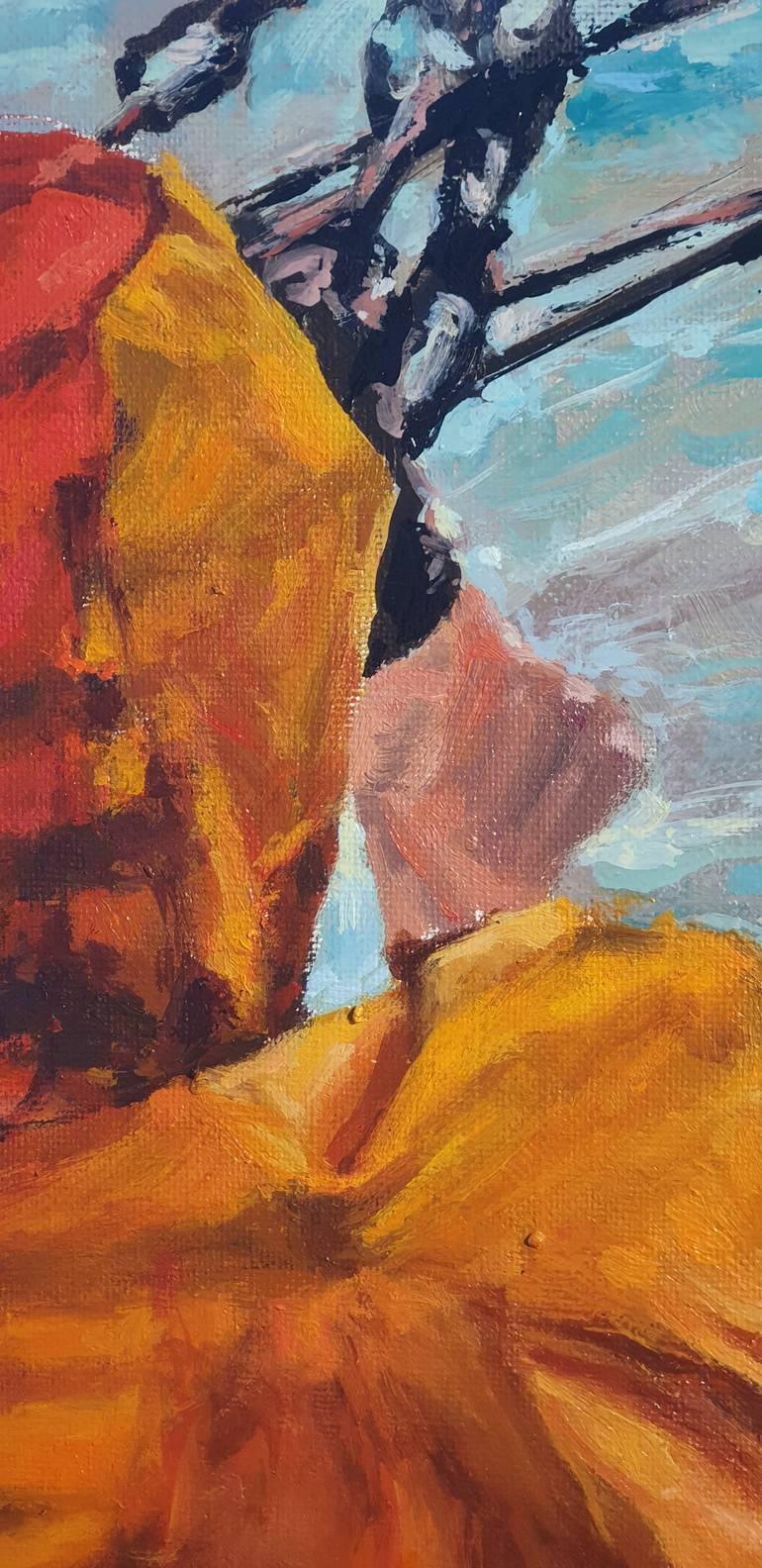Original Figurative Boat Painting by Fuensanta Ruiz Urien