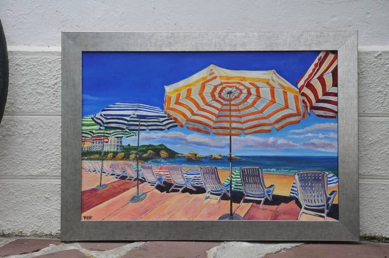 Original Realism Seascape Painting by Fuensanta Ruiz Urien