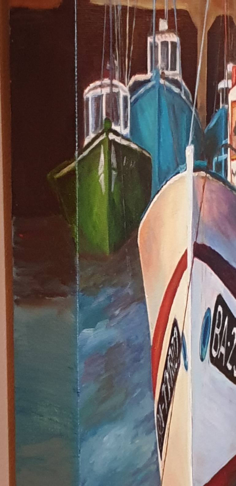 Original Realism Seascape Painting by Fuensanta Ruiz Urien