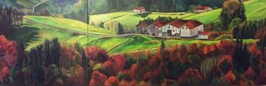 Original Realism Landscape Paintings by Fuensanta Ruiz Urien