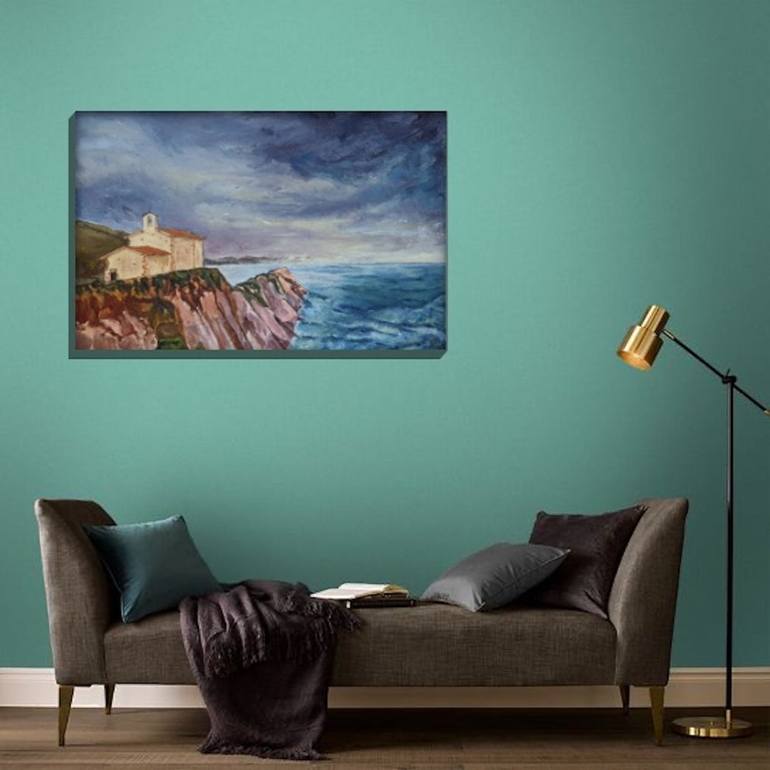 Original Realism Seascape Painting by Fuensanta Ruiz Urien