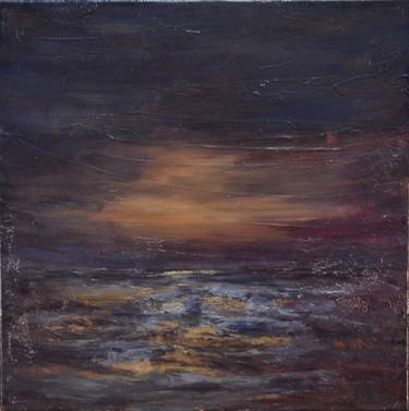Original Abstract Expressionism Seascape Paintings by Fuensanta Ruiz Urien