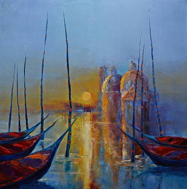 Original Impressionism Water Paintings by Justyna Kopania