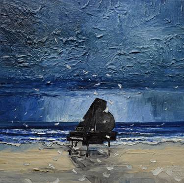 Original Impressionism Music Paintings by Justyna Kopania