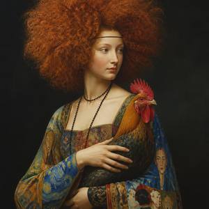 Art Icons Reimagined: The Renaissance Afro Muse