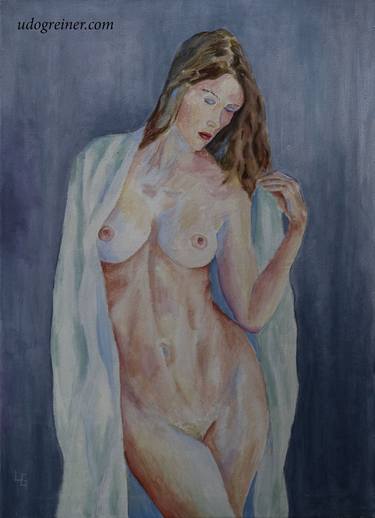 Original Expressionism Nude Paintings by Udo Greiner