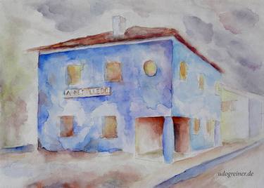 Original Expressionism Transportation Painting by Udo Greiner