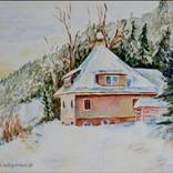 Jagdhaus Winter by Udo Greiner