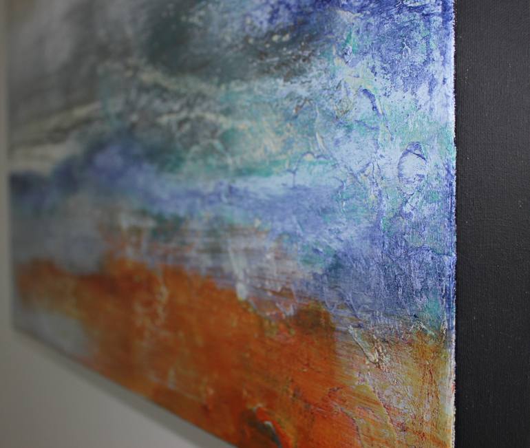 Original Abstract Expressionism Landscape Painting by Roland Benoit