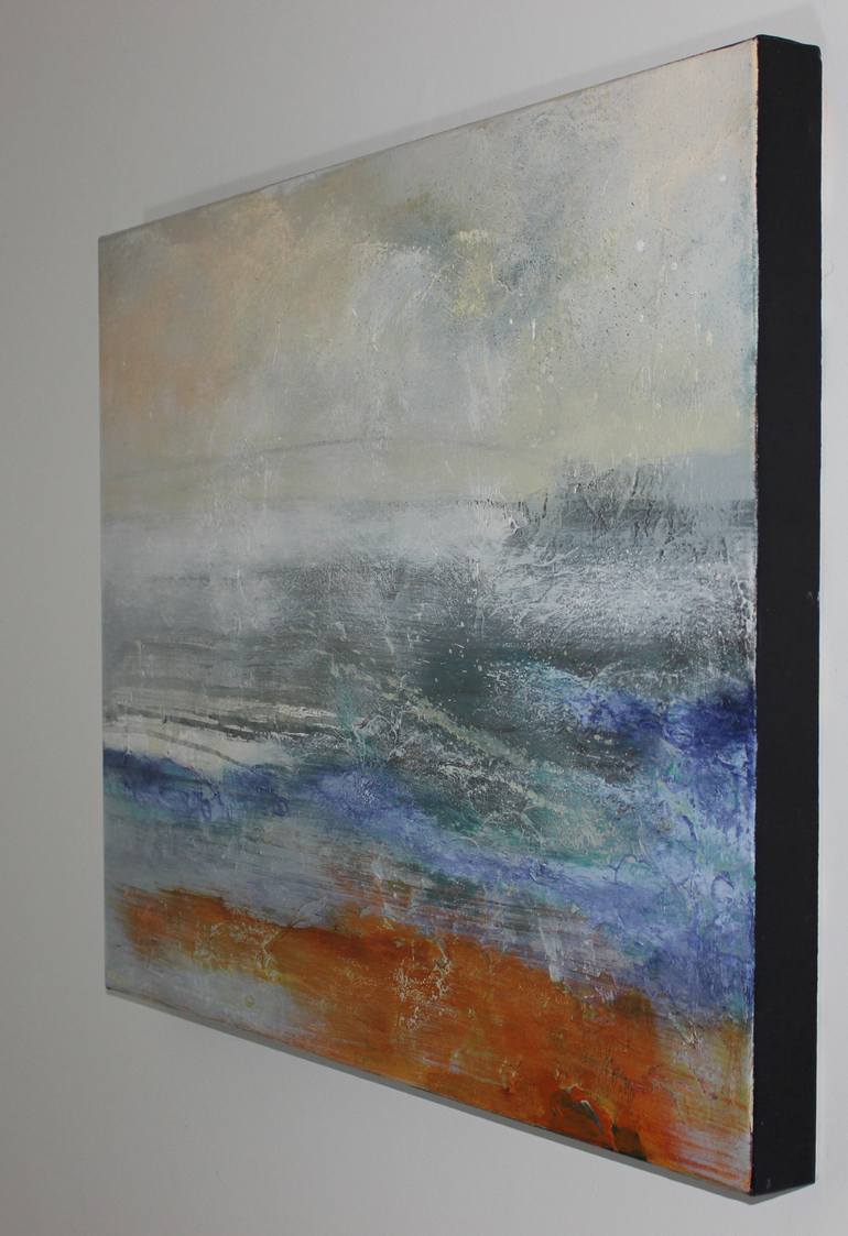 Original Abstract Expressionism Landscape Painting by Roland Benoit