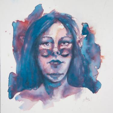 Print of Figurative Portrait Paintings by Maja Sajnkar