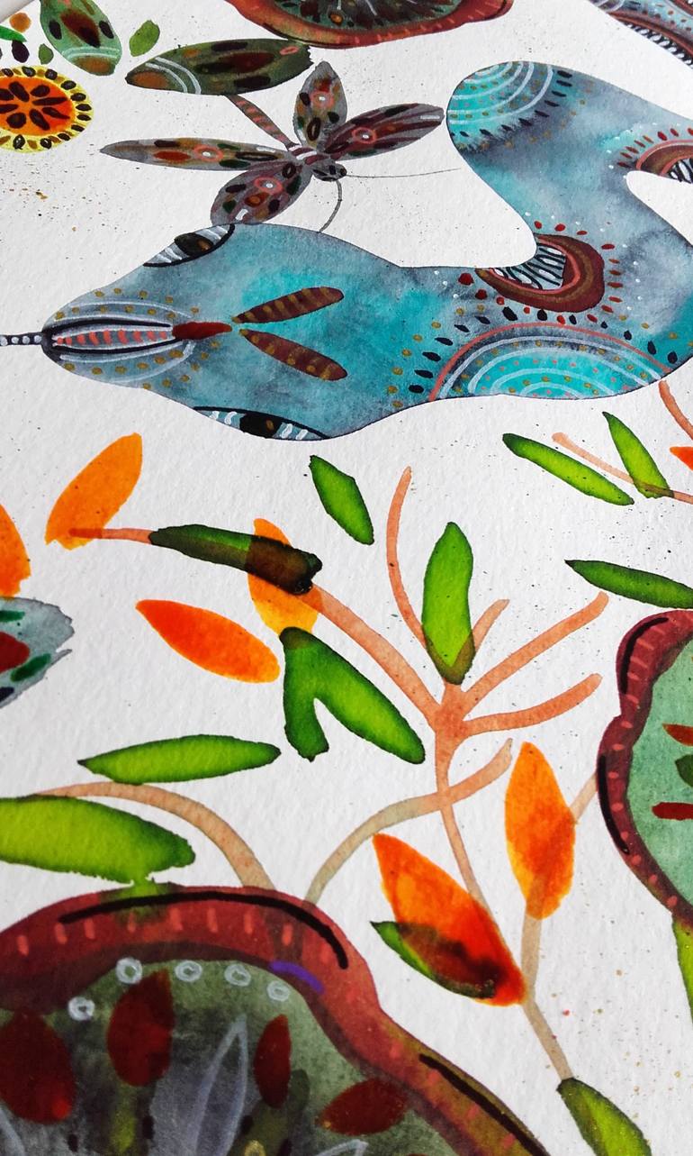 Original Other Animal Painting by Céline Marcoz