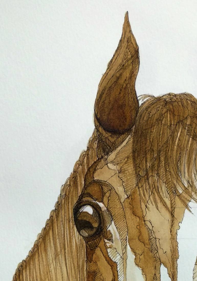 Original Figurative Animal Painting by Debashis Dey