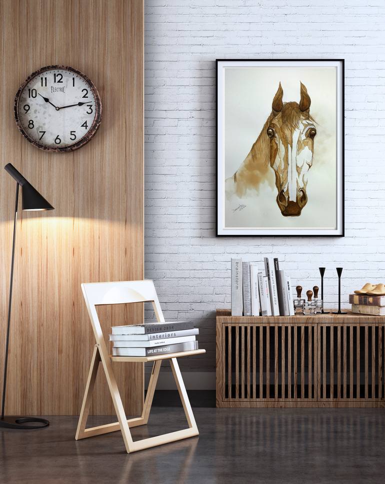 Original Figurative Animal Painting by Debashis Dey