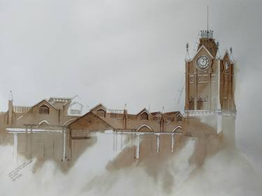Original Architecture Paintings by Debashis Dey