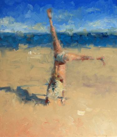 Original Expressionism Beach Paintings by Mark Rauschberg