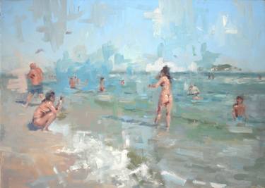 Original Expressionism Beach Paintings by Mark Rauschberg