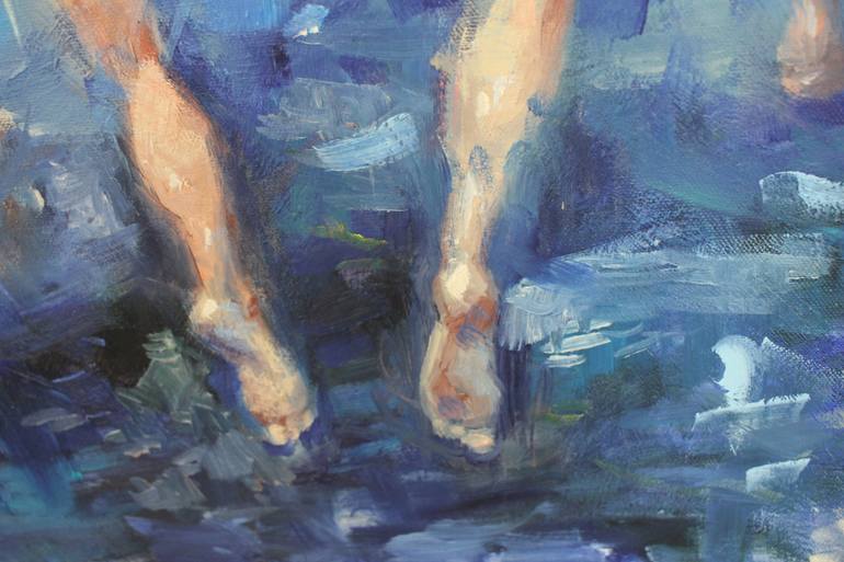 Original Contemporary Beach Painting by Mark Rauschberg