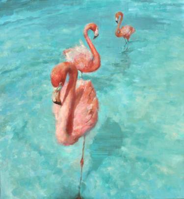 Original Impressionism Animal Painting by Mark Rauschberg