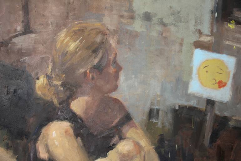 Original Figurative Love Painting by Mark Rauschberg
