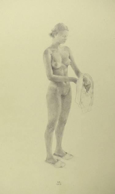 Original Figurative Body Drawings by Mark Rauschberg