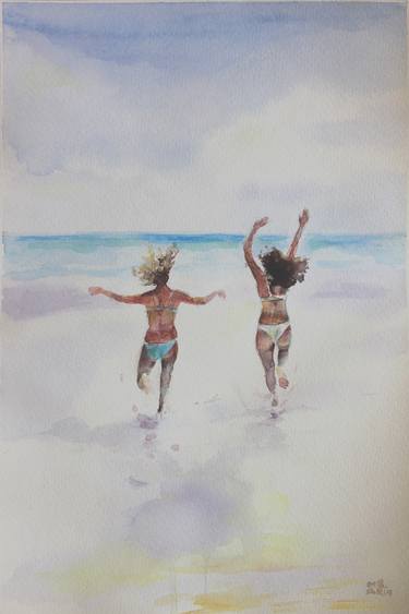 Print of Figurative Beach Paintings by Mark Rauschberg