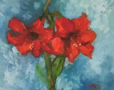 Original Impressionism Floral Paintings by Cheryl Abling