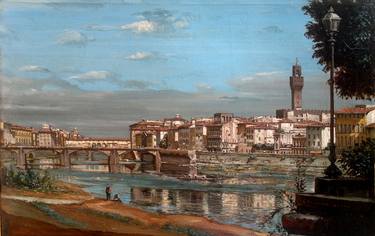 Print of Cities Paintings by Renato Chiarabini