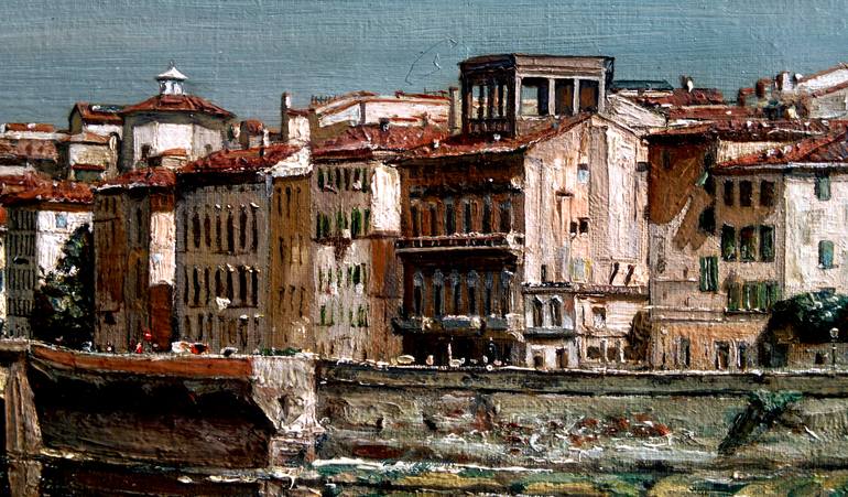 Original Cities Painting by Renato Chiarabini