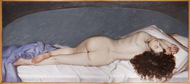 Print of Nude Paintings by Renato Chiarabini
