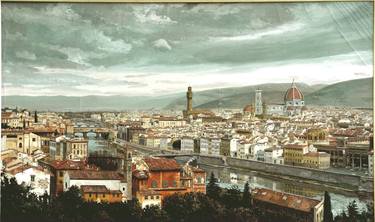 Print of Fine Art Cities Paintings by Renato Chiarabini