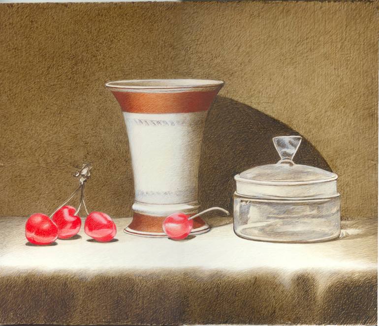 Original Figurative Still Life Painting by Renato Chiarabini
