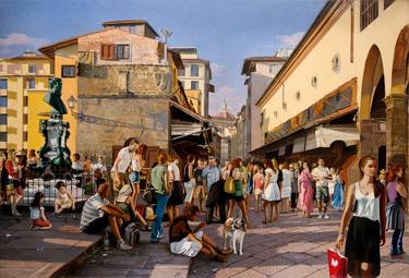 Original Fine Art Cities Paintings by Renato Chiarabini