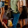 The painting was created by emotions and inspirations aroused by a glance on the Ponte Vecchio in Florence in a summer afternoon, with its colors and the vibrations of the people who enlivened the scene. A painter is seen putting  away the colors into his case