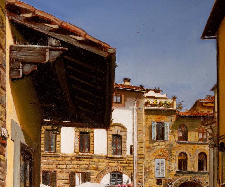 Original Architecture Painting by Renato Chiarabini
